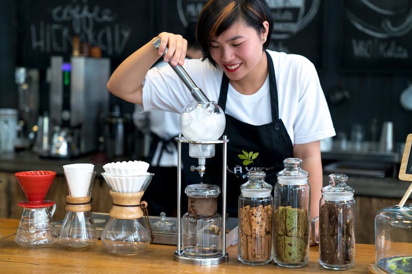 Highly trained baristas